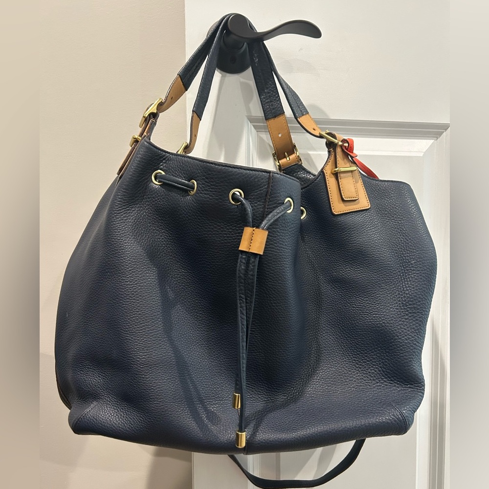 Coach navy bag